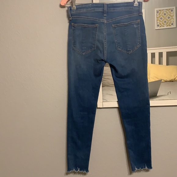 Rag & Bone Cate Mid rise skinny Frayed hem 26 - Picture 9 of 9